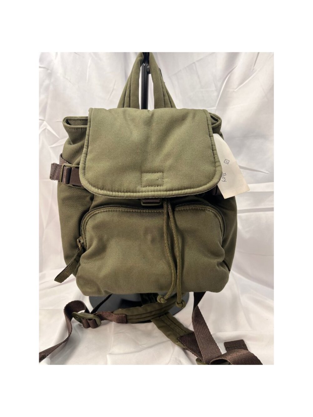 Vera Bradley Utility Mini Backpack Climbing Ivy Green NWT